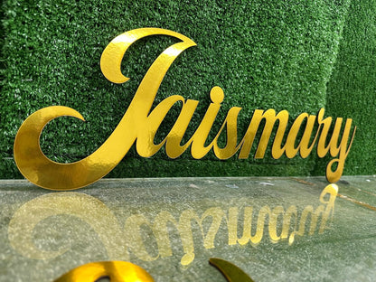NOMBRE DORADO PERSONALIZADOS